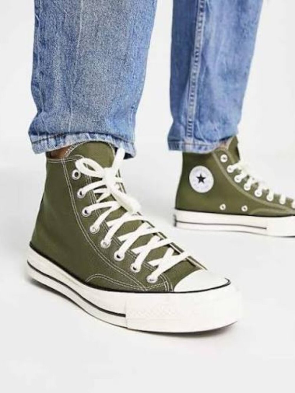 Converse Unisex Adult CTAS High Top Sneakers in Olive Green